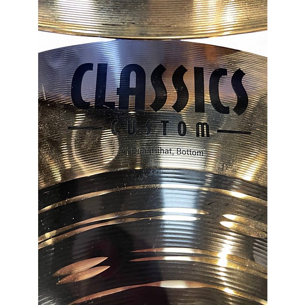 Used MEINL 14in CLASSIC CUSTOM DUAL HI-HAT BOTTOM Cymbal
