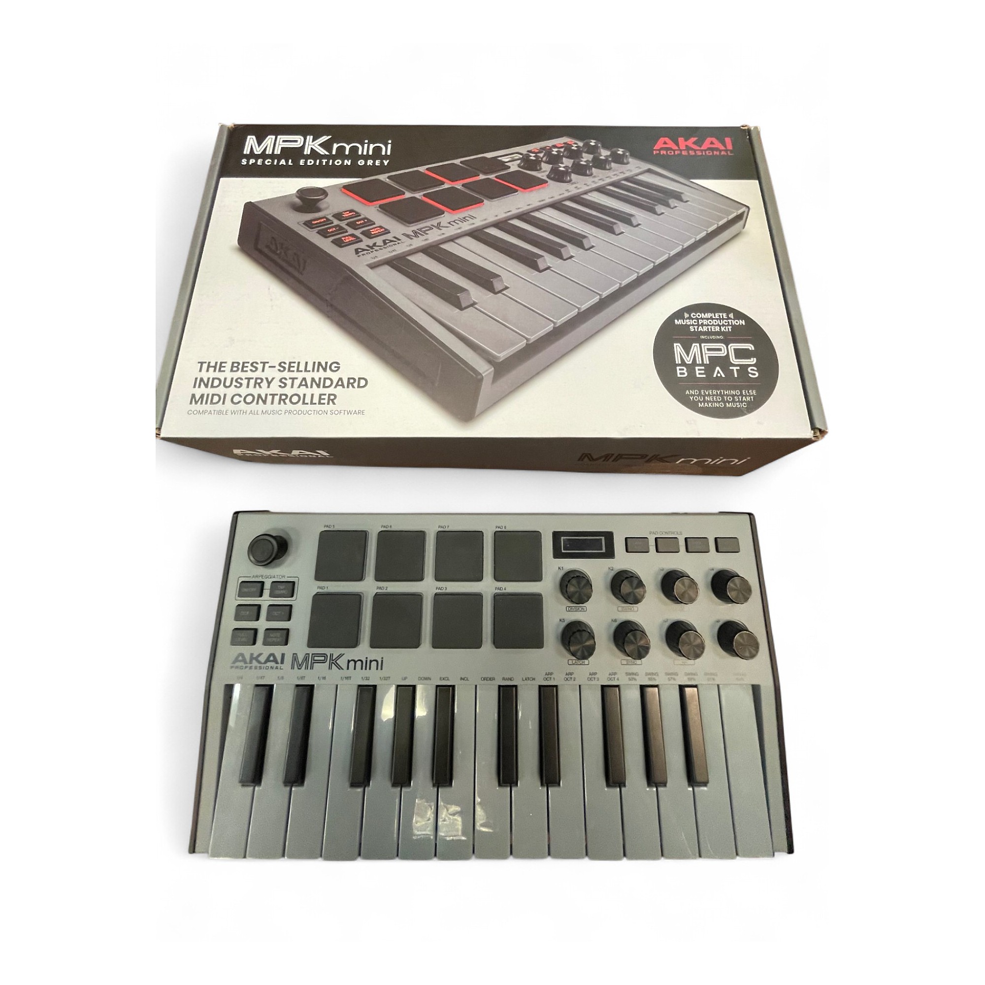 DTM・DAW AKAI MPK mini special edition gray Akai Professional MPK Mini MK III Limited Edition Gray 25