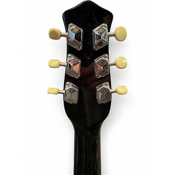 Used Danelectro '59 U-2 Reissue Black Solid Body Electric Guitar