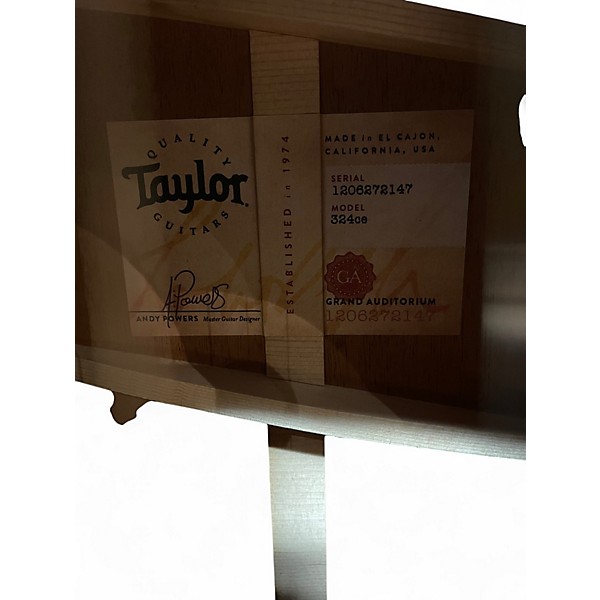 Used Taylor 324CE Sunburst Acoustic Electric Guitar