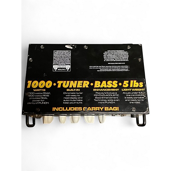 Used Peavey Mini Max 500 Bass Amp Head