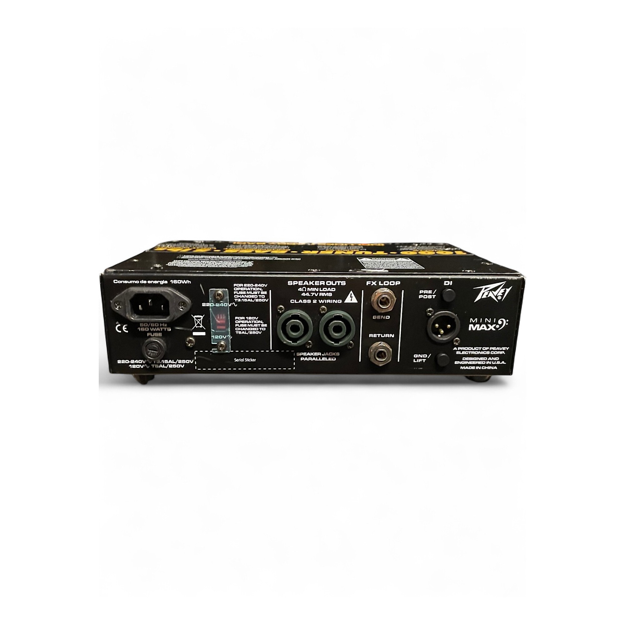 Peavey MINI MAX 500 ベース用アンプ Peavey Minimax500 Minimax 500w Lightweight Bass Head