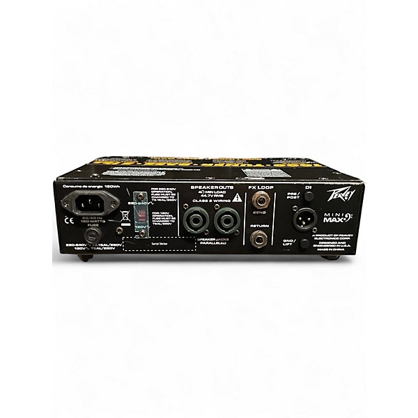 Used Peavey Mini Max 500 Bass Amp Head