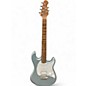 Used Sterling by Music Man Cutlass Firemist Silver Solid Body Electric Guitar thumbnail