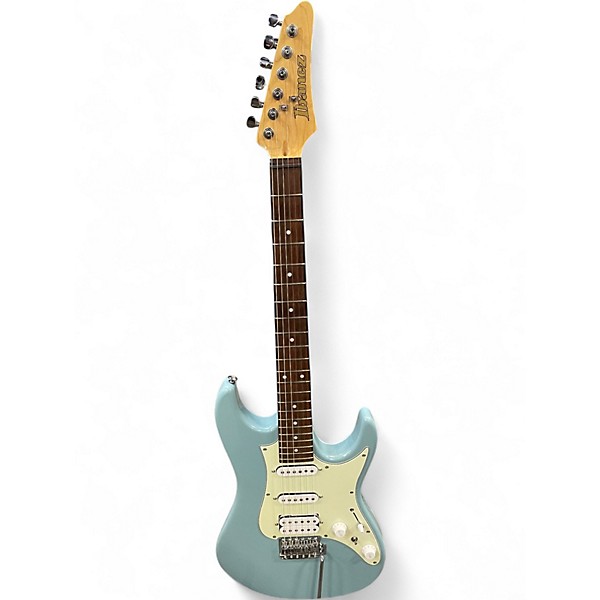 Used Ibanez AZES-40 Blue Solid Body Electric Guitar
