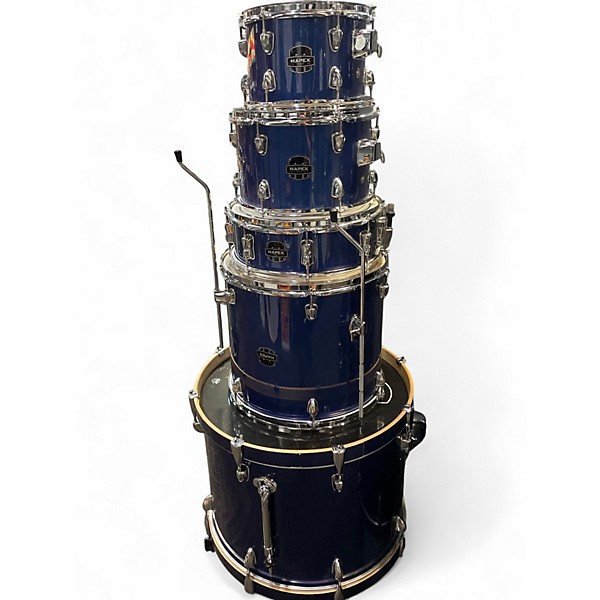 Used Mapex 5 Piece VENUS Blue Drum Kit