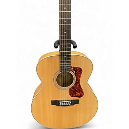 Used Guild F2512E Natural 12 String Acoustic Electric Guitar