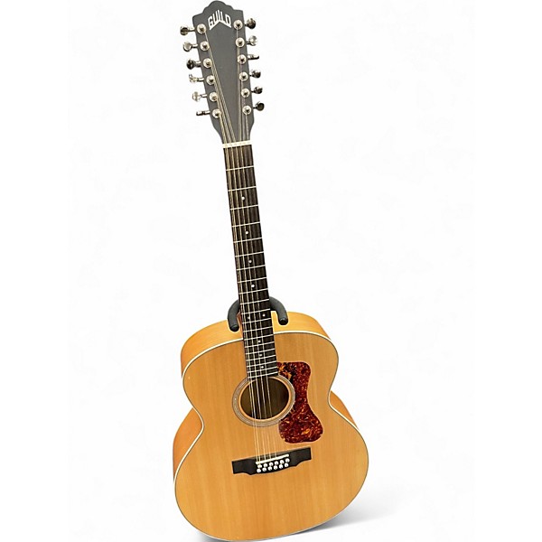 Used Guild F2512E Natural 12 String Acoustic Electric Guitar