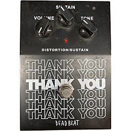 Used Deadbeat THANK YOU DISTORTION Effect Pedal
