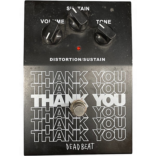 Used Deadbeat THANK YOU DISTORTION Effect Pedal
