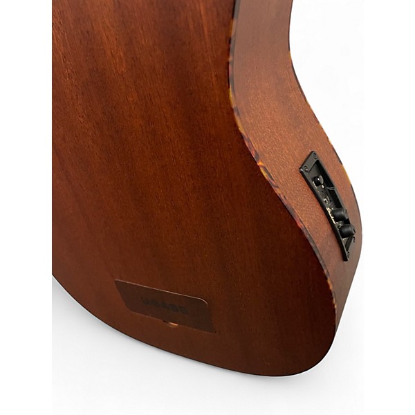 Used Kala UBASS-SMHG-FL SOLID MAHOGANY FRETLESS Natural Acoustic Bass Guitar
