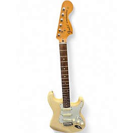 Vintage 1985 Fender 1972 STRATOCASTER REISSUE Olympic White Solid Body Electric Guitar