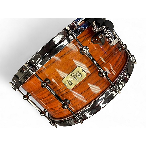 Used 2023 Tama 14in slp g maple 2023 anniversary tangerine zerbrawood Drum