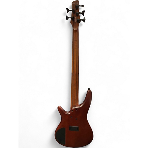 Used Ibanez SR505 5 String Brown Mahogany Electric Bass Guitar