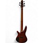 Used Ibanez SR505 5 String Brown Mahogany Electric Bass Guitar