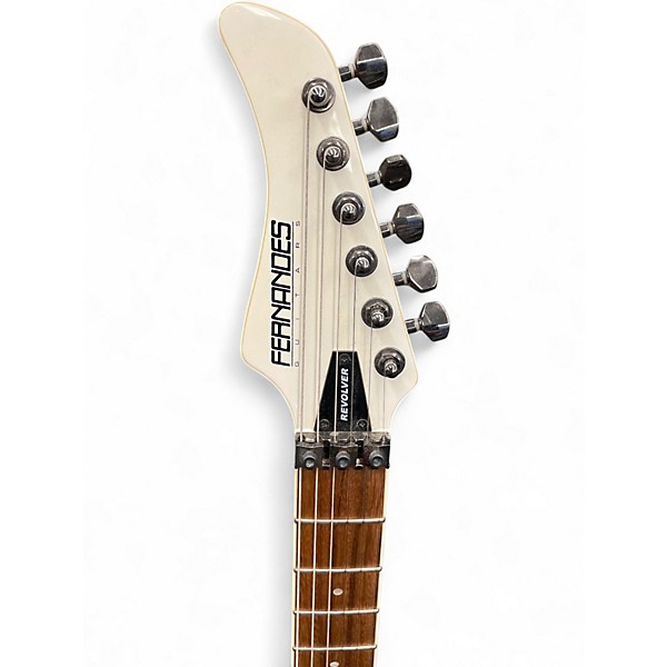 Used Fernandes REVOLVER PRO-81 White Solid Body Electric Guitar