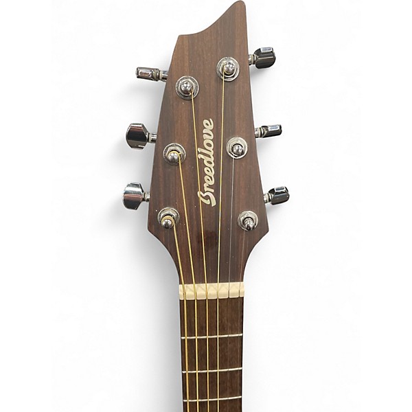 Used Breedlove Discovery Concert CE MH Mahogany Acoustic Electric Guitar