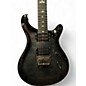 Used PRS SE Custom 24 CHARCOAL FLAME Solid Body Electric Guitar