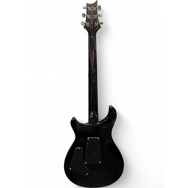 Used PRS SE Custom 24 CHARCOAL FLAME Solid Body Electric Guitar