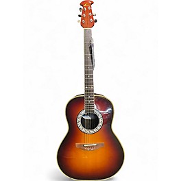 Used Ovation 1517 2 Color Sunburst Acoustic Electric Guitar