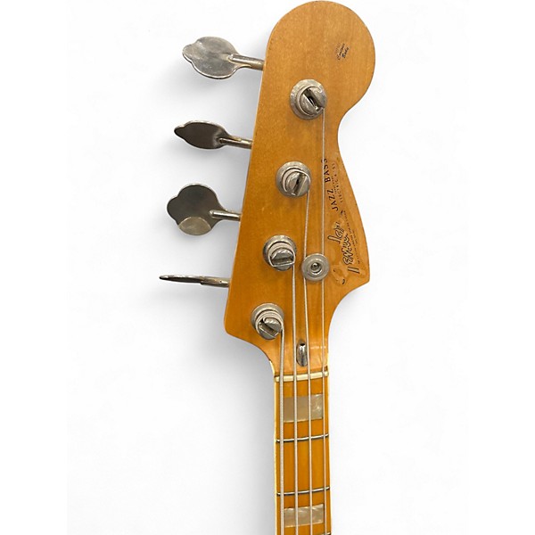 Vintage 1970s Fender 1970S Jazz Bass Natural Electric Bass Guitar