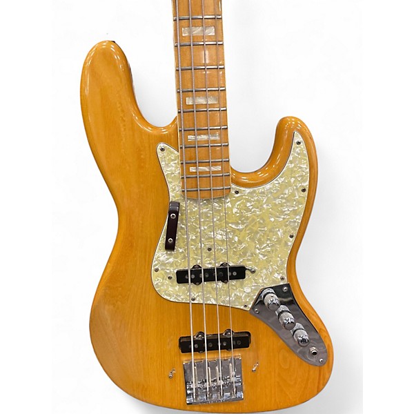 Vintage 1970s Fender 1970S Jazz Bass Natural Electric Bass Guitar