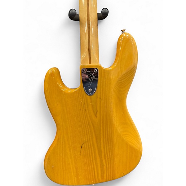 Vintage 1970s Fender 1970S Jazz Bass Natural Electric Bass Guitar