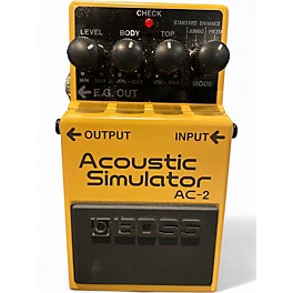 Used BOSS AC2 Acoustic Simulator Effect Pedal