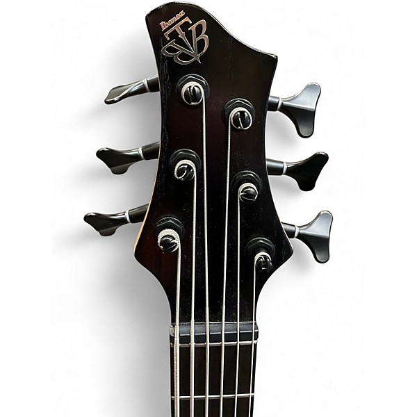Used Ibanez BTB866SC Weathered Black Electric Bass Guitar