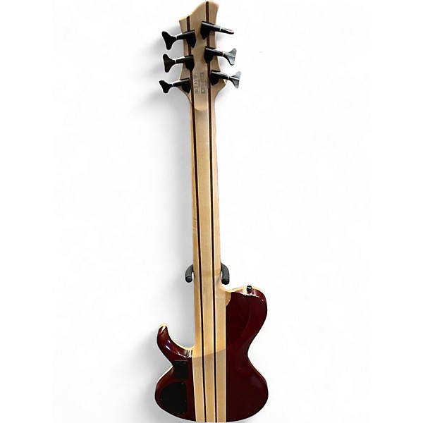 Used Ibanez BTB866SC Weathered Black Electric Bass Guitar