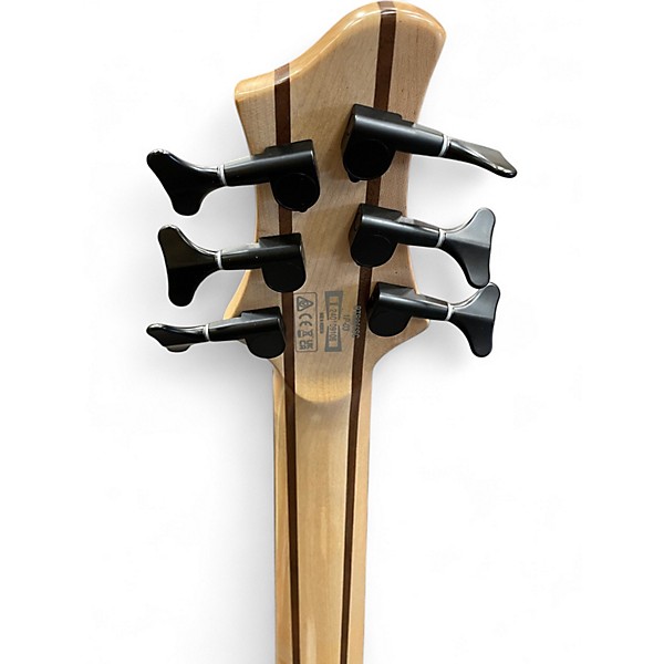 Used Ibanez BTB866SC Weathered Black Electric Bass Guitar