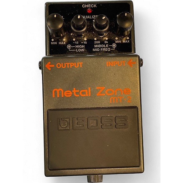 Used BOSS MT2 Metal Zone Distortion Effect Pedal | Guitar Center
