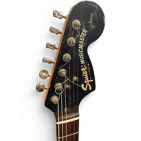 Used Squier Vista Musicmaster Black Solid Body Electric Guitar