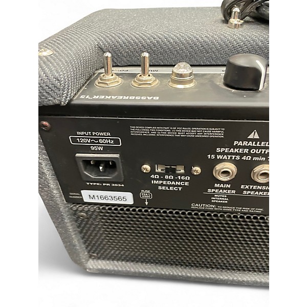 Used Fender Bassbreaker 15W Tube Guitar Amp Head