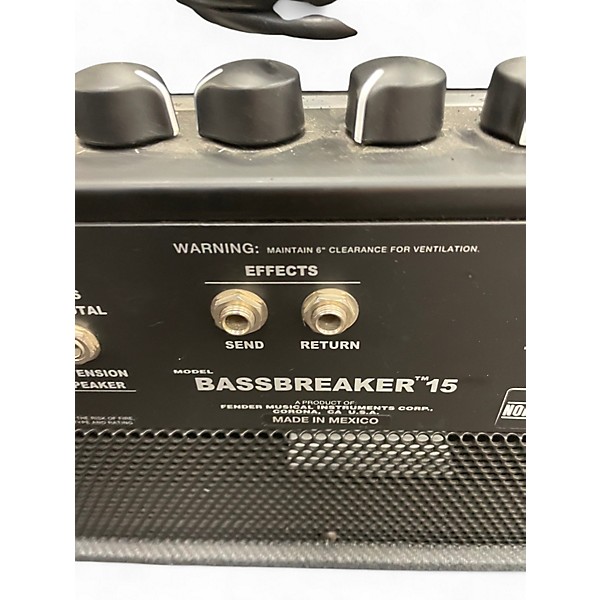 Used Fender Bassbreaker 15W Tube Guitar Amp Head