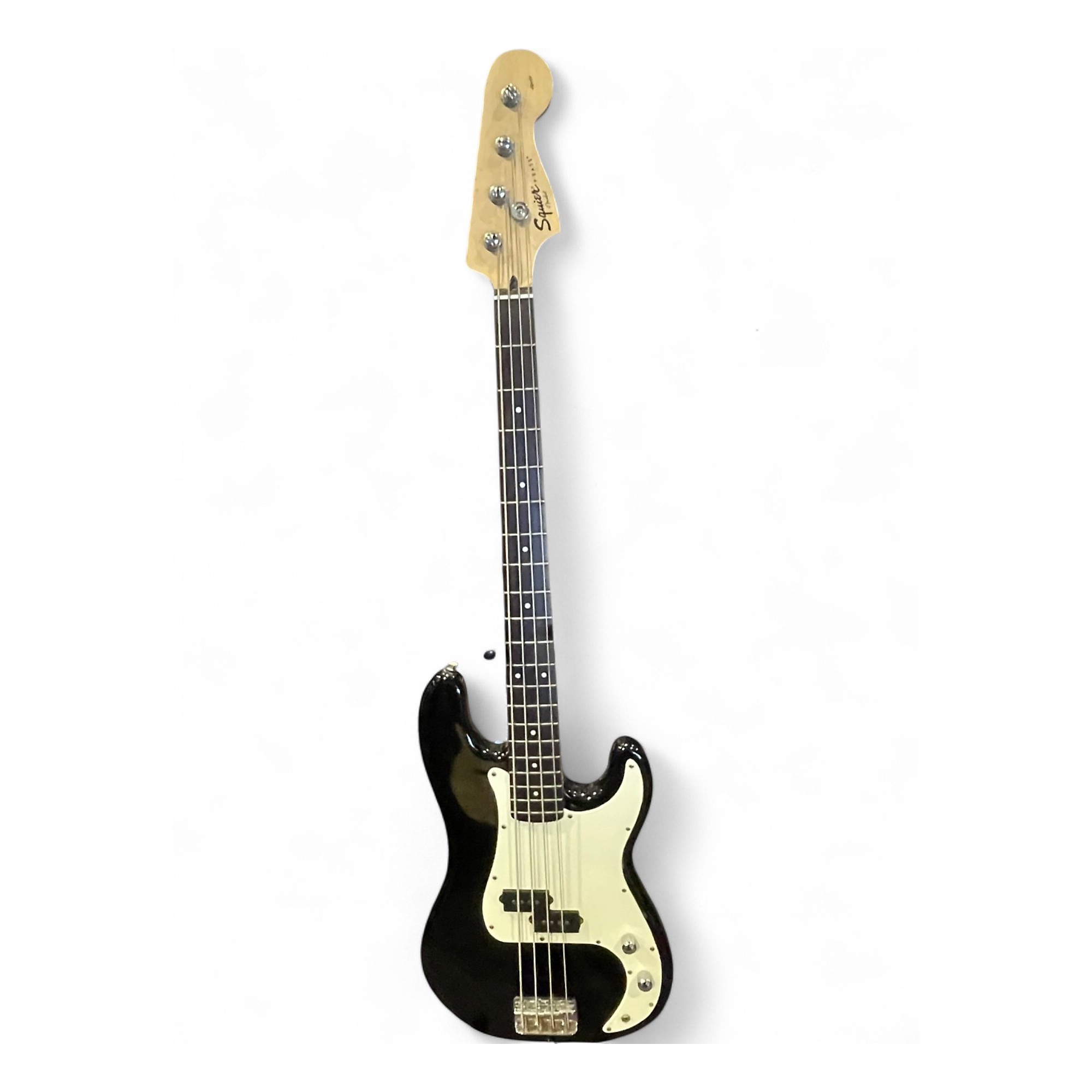 Used Squier P-BASS Black Electric Bass Guitar Black | Guitar