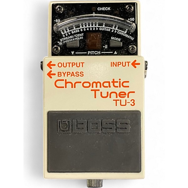 ギター BOSS TU3 chromatic tuner Amazon.com: Boss TU-3 Chromatic Tuner Pedal with Bypass