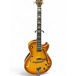 Used Ibanez GB100 Yellow Hollow Body Electric Guitar
