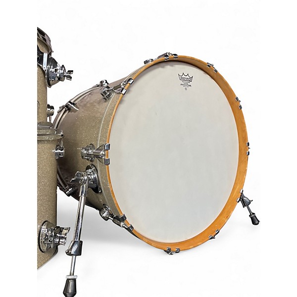 Used DW 3 Piece Collector's Series Broken Glass Sparkle Drum Kit