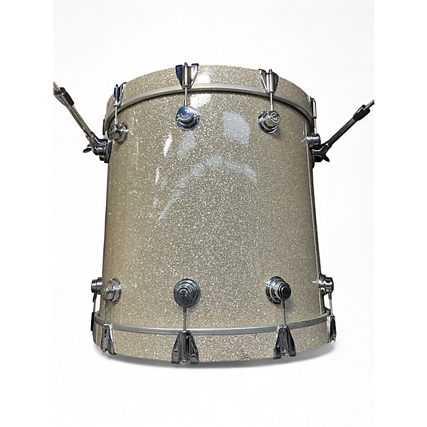 Used DW 3 Piece Collector's Series Broken Glass Sparkle Drum Kit