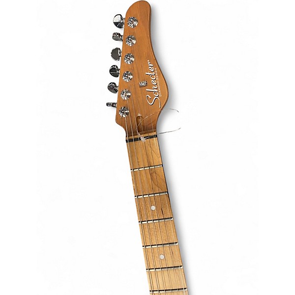 Used Schecter Guitar Research PT VAN NUYS Natural Solid Body Electric Guitar