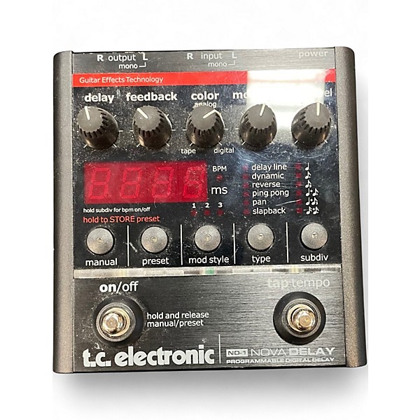 tc electronic ND-1 Nova Delay ディレイ TC Electronic ND-1 Nova Delay No Power Supply - Used