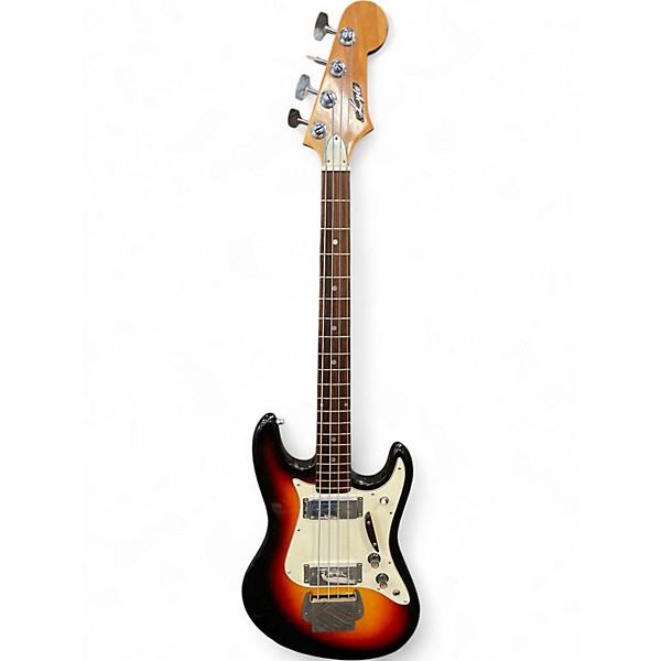 Used Lyle MIJ Sunburst Electric Bass Guitar