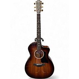 Used Taylor 224CEKDLX Shadeburst Acoustic Electric Guitar