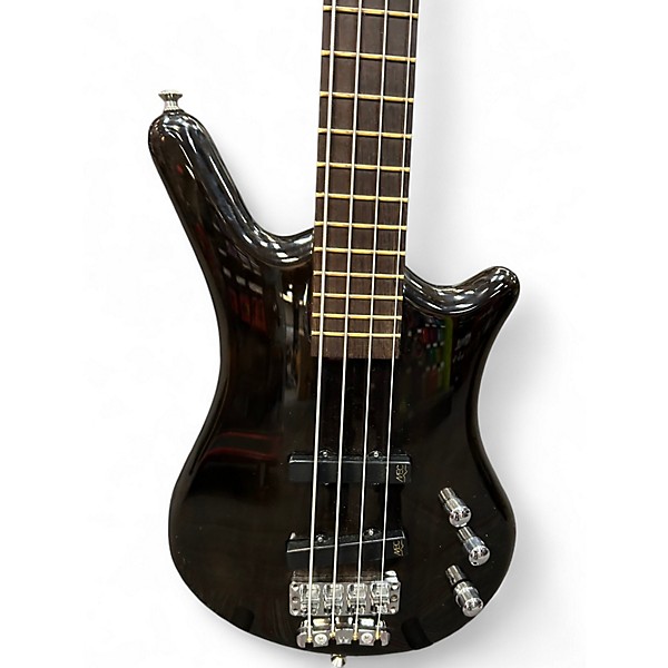 Used Warwick Thumb 4 String Bolt-On Black Electric Bass Guitar