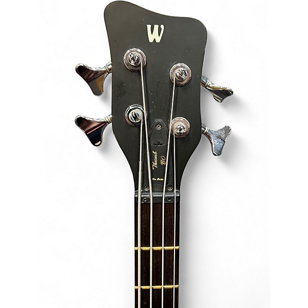 Used Warwick Thumb 4 String Bolt-On Black Electric Bass Guitar