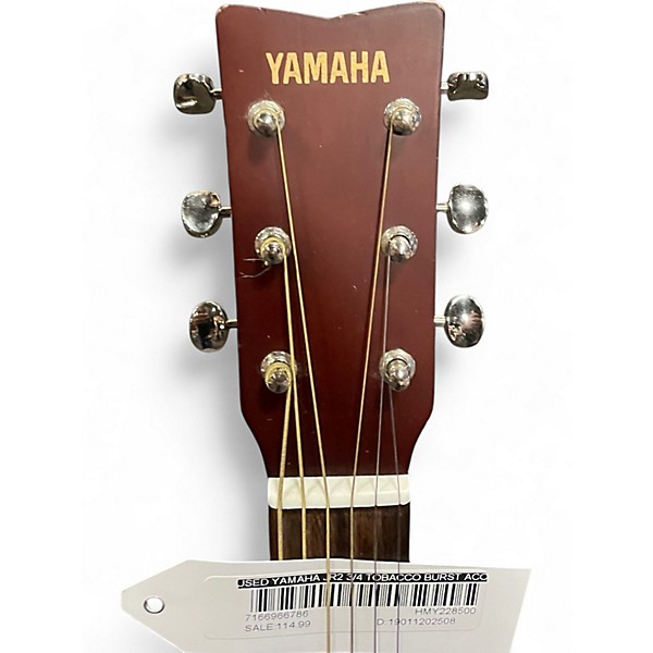 Used Yamaha JR2 3/4 Tobacco Burst Acoustic Guitar