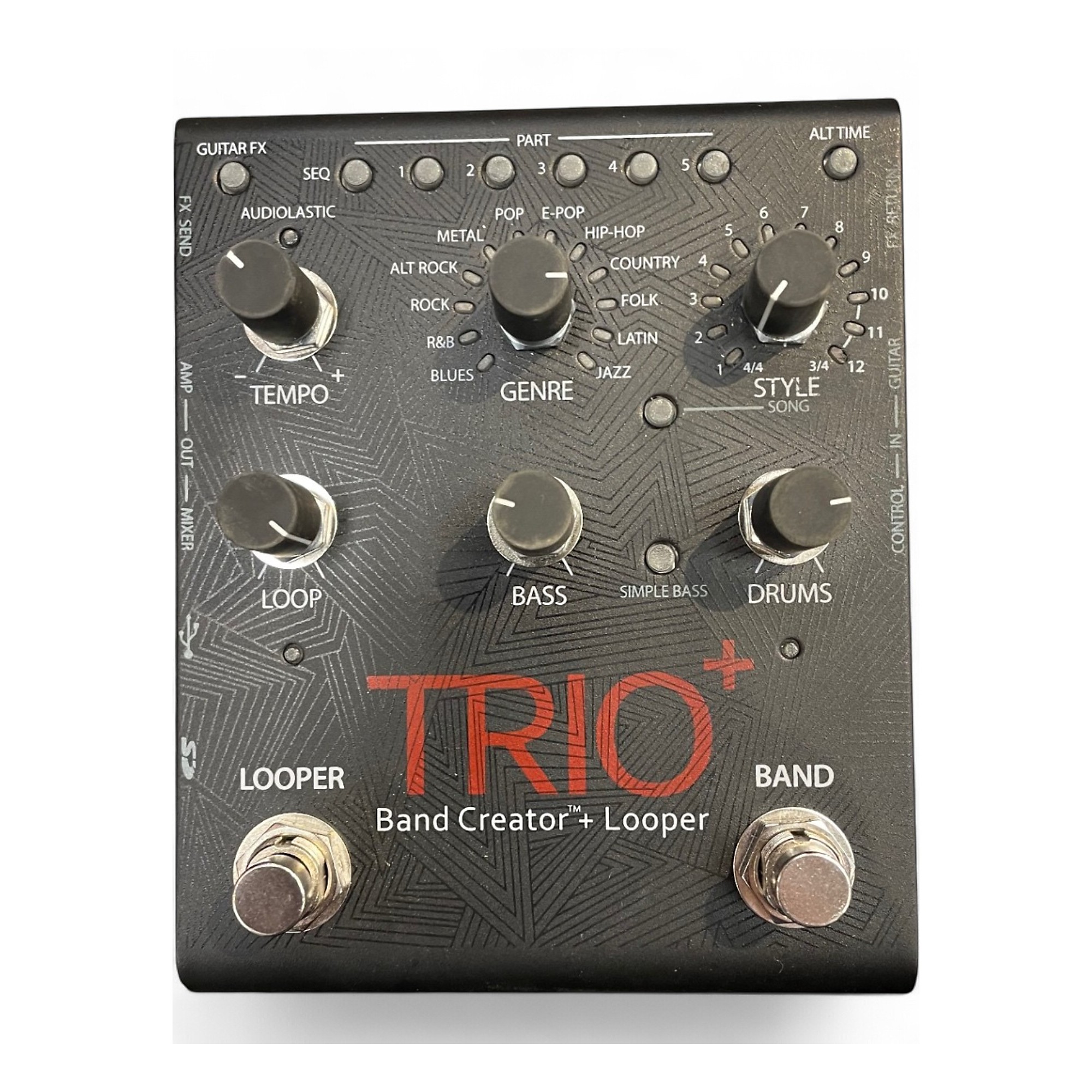 Used DigiTech Trio+ Band Creator Plus Looper Pedal | Guitar