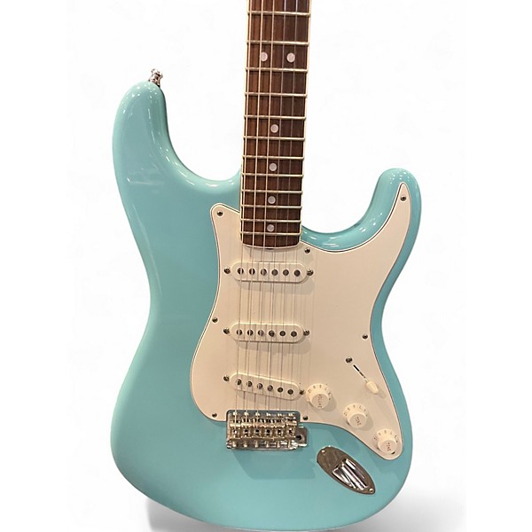 Used Fender Eric Johnson Stratocaster Tropical Turquoise Solid Body Electric Guitar
