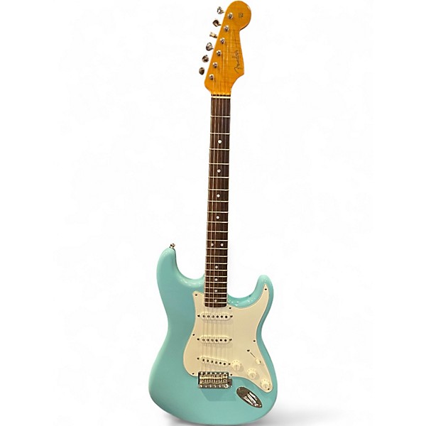 Used Fender Eric Johnson Stratocaster Tropical Turquoise Solid Body Electric Guitar